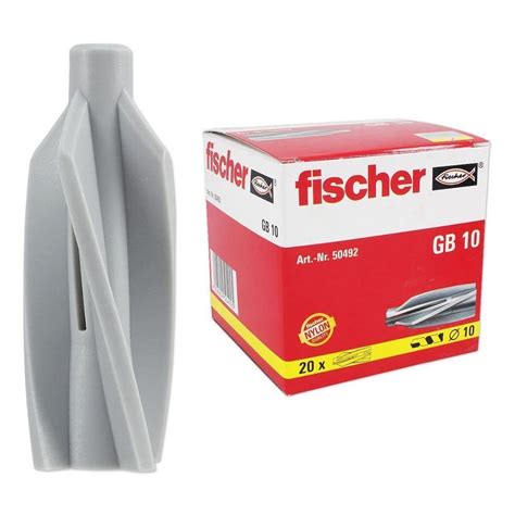 Fischer Porenbeton Dübel Gasbeton GB 8 10 14 mm 10 25 St Ytong