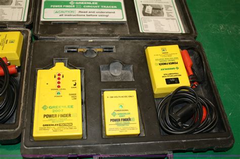 4 2007 Greenlee Powerfinder Circuit Tracers In Lawrence Ks Item