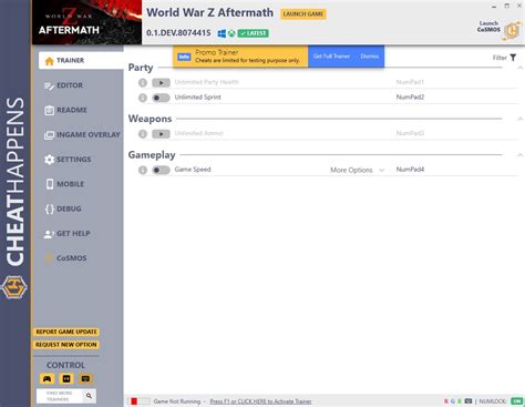 World War Z Aftermath Trainer 7 V0 1 DEV 8074415 CheatHappens