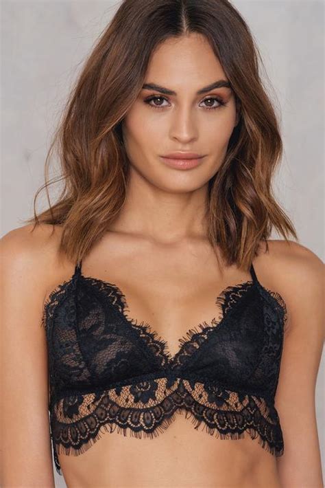 Elise Lace Bra Black From Na Kd On 21 Buttons