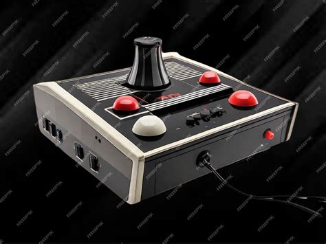 Premium PSD | Atari pong console black background