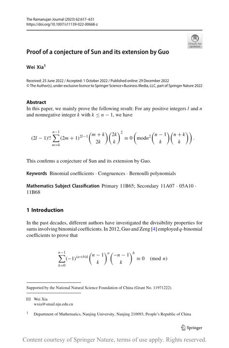 Proof Of A Conjecture Of Sun And Its Extension By Guo