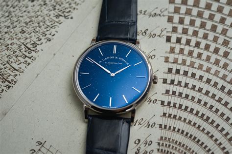 A. Lange & Söhne Saxonia Thin Copper-Blue Dial - Monochrome Watches