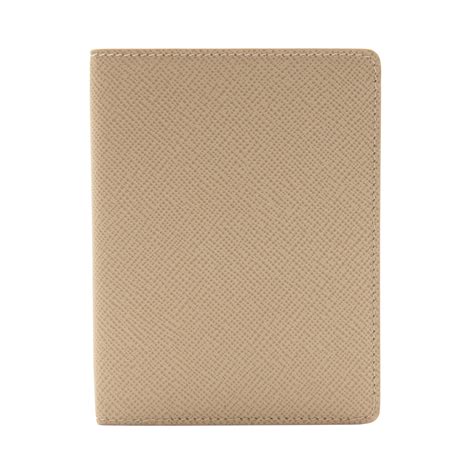 Globe-Trotter | Passport Sleeve | Stone | Luxury Passport Holder