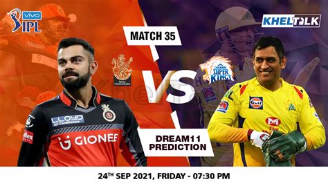 Rcb Vs Csk Dream11 Prediction For 35th Match Team By Expert For Todays