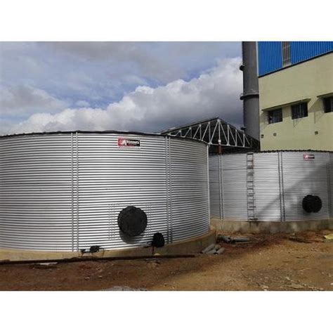 Silver Modular Cylindrical Processed Water Tank At Best Price In Thane