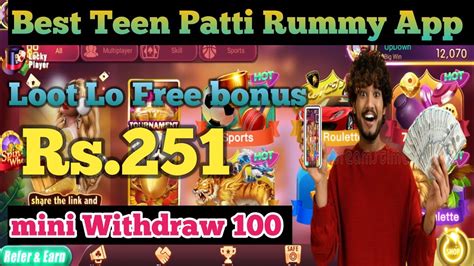 New Rummy Earning App Today Teen Patti Real Cash Game Rummy App Best