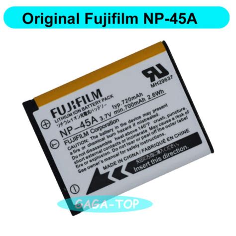 Original Fujifilm NP 45A Battery For J10 J35 XP30 XP50 JZ510 JV100