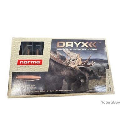 BALLES NORMA CAL 8X57 JS ORYX 196GR 12 3G PAR 20 Balles Calibre