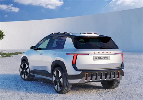 Koda Unveils The Epiq A Futuristic Electric City Suv With Striking