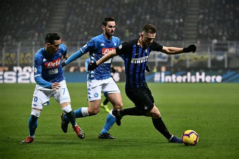 Serie A Napoli Inter Le Formazioni Ufficiali Del Match