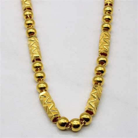 24k Yellow Gold Necklace | 24" | – 100 Ways