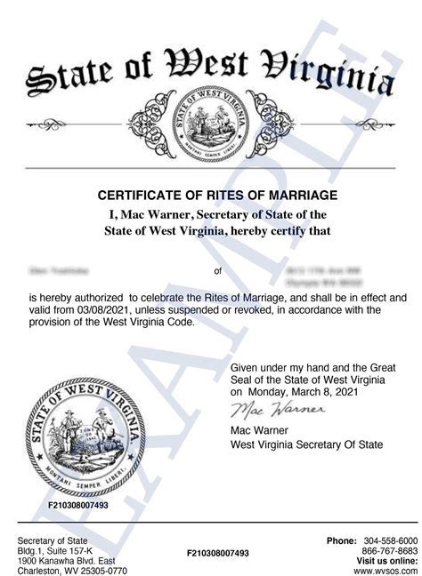 How Much Is A Marriage License In West Virginia