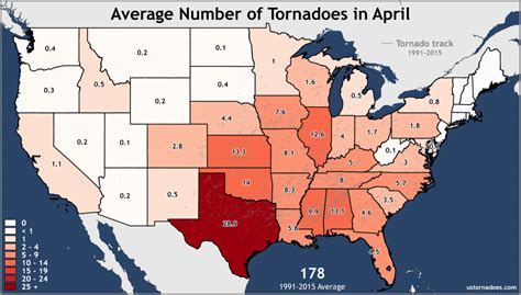 Us Tornado Alley Map