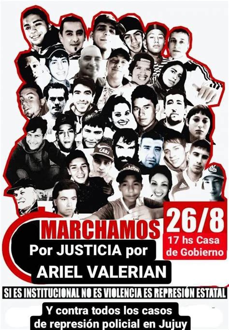 Marcha Para Exigir Justicia Por Ariel Valerian Detenido Torturado Y