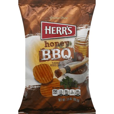 Herrs Potato Chips, Honey BBQ Flavored | Potato | Matherne's Market