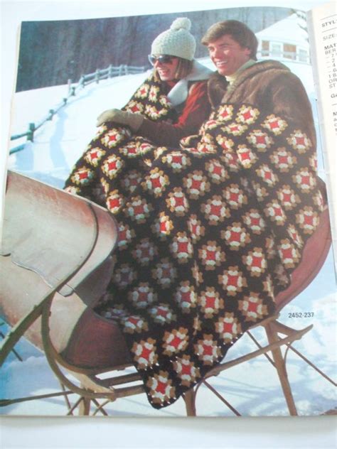 Afghan Album Book No 237 By Bernat 1978 Knit Crochet Patterns Prices Us Includes Shipping Us