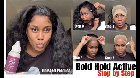 How To Properly Apply Bold Hold Active Lace Glue Ft Dsoar Hair Youtube