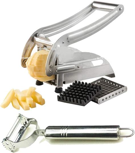 Potato Chipper Chip Cutter Machine And Good Grips Peeler Buy Online