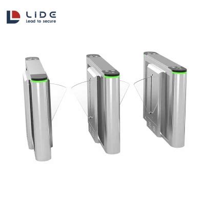 Retractable Wing Barrier Automatic Flap Turnstile Security Access