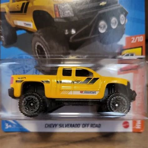 Ships Immediately Hot Wheels Chevy Silverado Off Road HW Hot Trucks 210