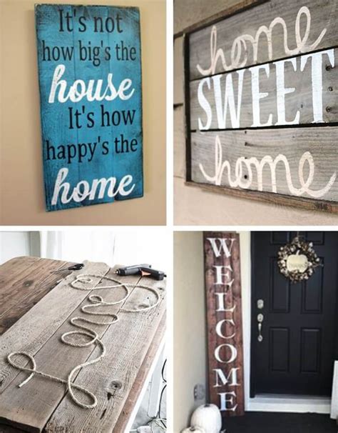 21 Wood Signs Ideas to Add Rustic Glam to your Decor