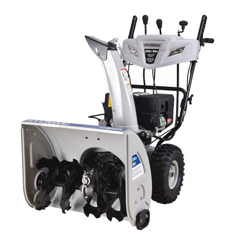 Hs E Inch Cc Two Stage Gas Powered Snow Blower With Electric