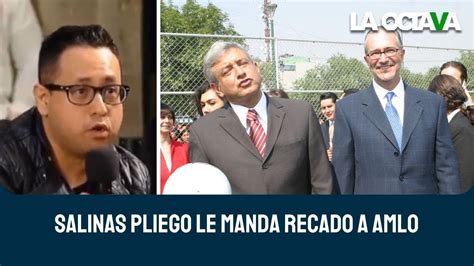 Amlo Batea A Salinas Pliego El Magnate Le Env A Recado Con Irving