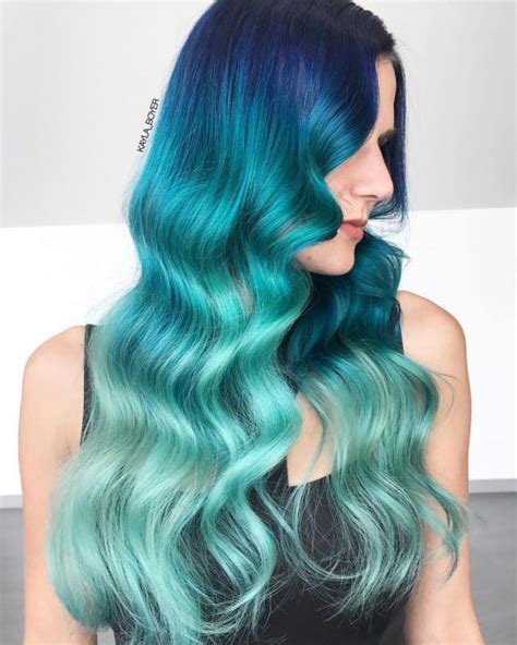 28 Incredible Examples Of Blue Ombre Hair Colors Hairstyles VIP