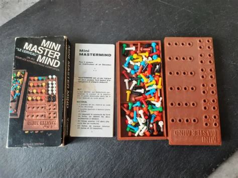 ANCIEN JEU DE Société ORIGINAL MINI MASTER MIND complet EUR 5 00