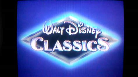 Clean 1992 Walt Disney Classics Logo Youtube