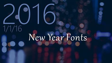 FREE 19+ New Year Fonts in TTF | OTF