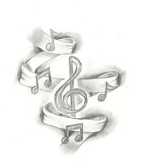 hannikate: real music notes tattoos