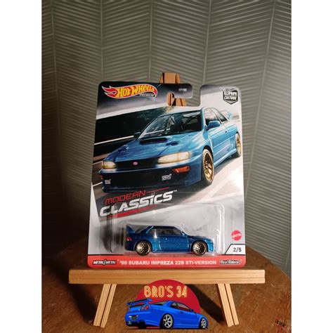 Hot Wheels Subaru Impreza B Sti Version Modern Classics Series Shopee Malaysia