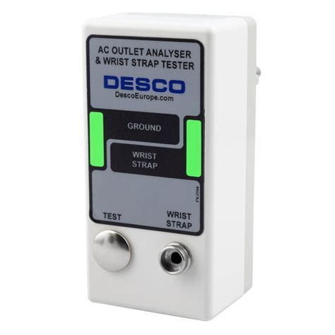 Desco Europe ESD 98135 AC Outlet Analyser And Wrist Strap Tester