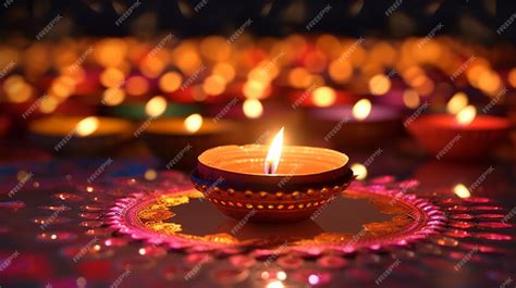 Premium AI Image | A diwali festival is celebrated in india.