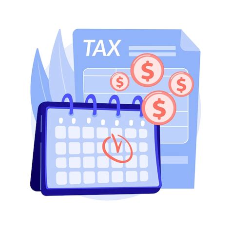 Free Vector Filing The Taxes Abstract Concept Illustration