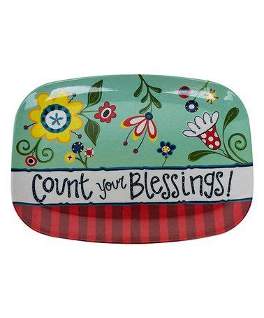 Count Your Blessings Platter Color Me Mine Painting Words Blessed