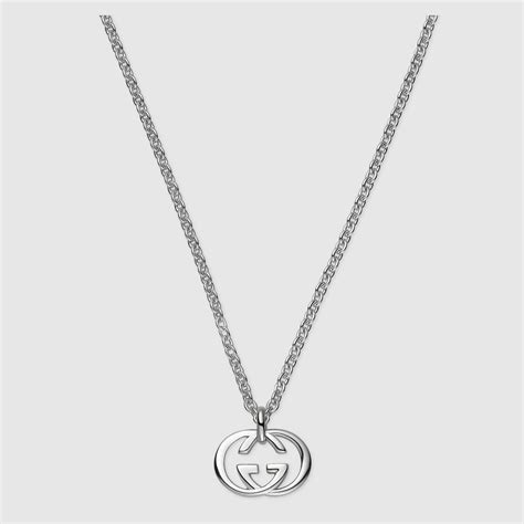 Necklace With Interlocking G Gucci Silver Jewelry For Women