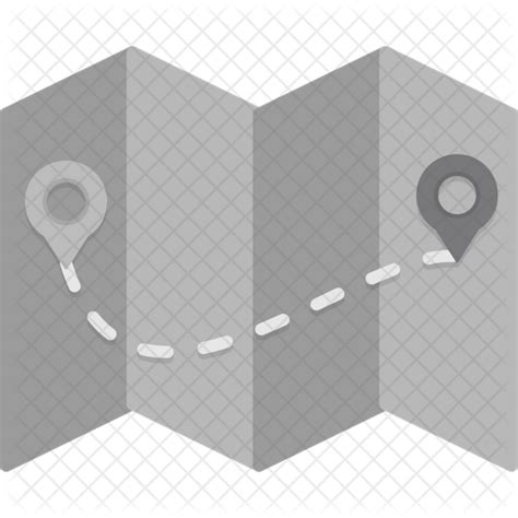 map icon   flat style