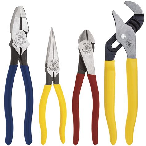 4 Pliers Std Cushion Grip Plier Set 45PZ51 94506 Grainger