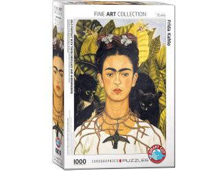 Eurographics Frida Kahlo Autoportrait au collier d épines et colibri au