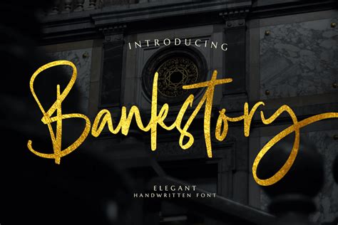 Bankstory Font - Dafont Free