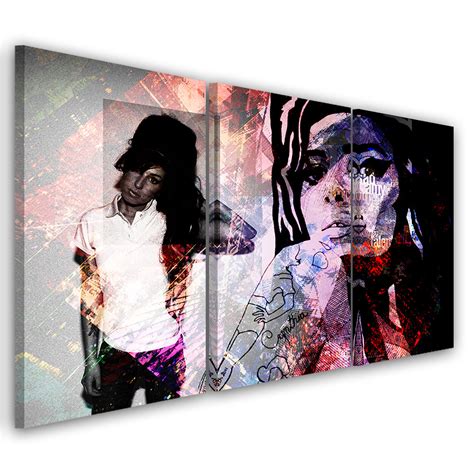 Impression Sur Toile En Parties Amy Winehouse Wall Art Fr