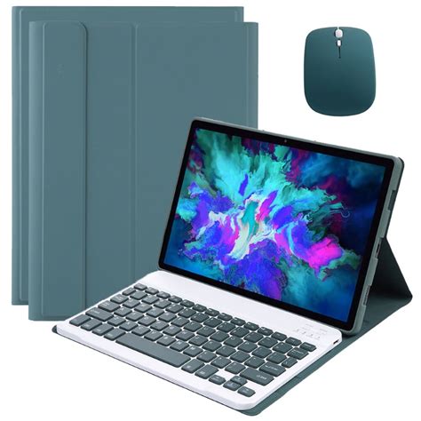 Capa Para Teclado Mouse Bluetooth Lenovo Tab P Plus Fina De