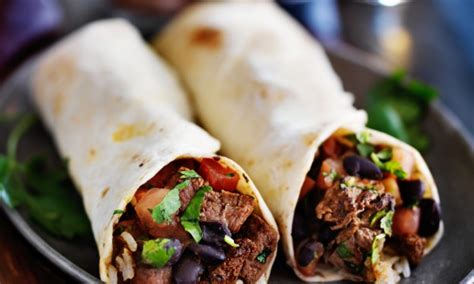 Mexican-style beef and black bean burritos | Smart Tips