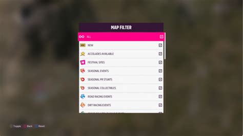 Forza Horizon Como Filtrar Cones Do Mapa Critical Hits