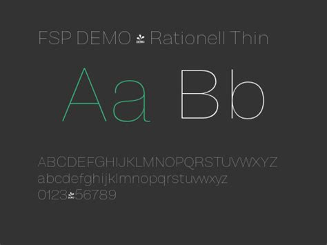 Fsp Demo Rationell Italic Otf Fontspringdemo