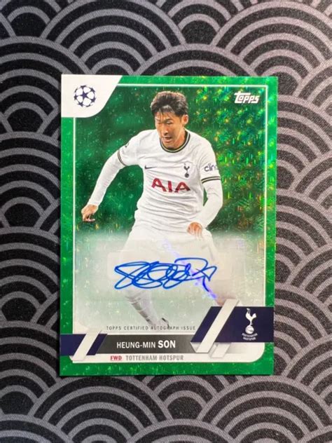 HEUNG MIN SON 2023 Topps Jade Edition UCL Imperial Jade FoilFractor 1 1