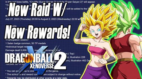 Dragon Ball Xenoverse 2 New Raid With New DLC 16 Rewards YouTube